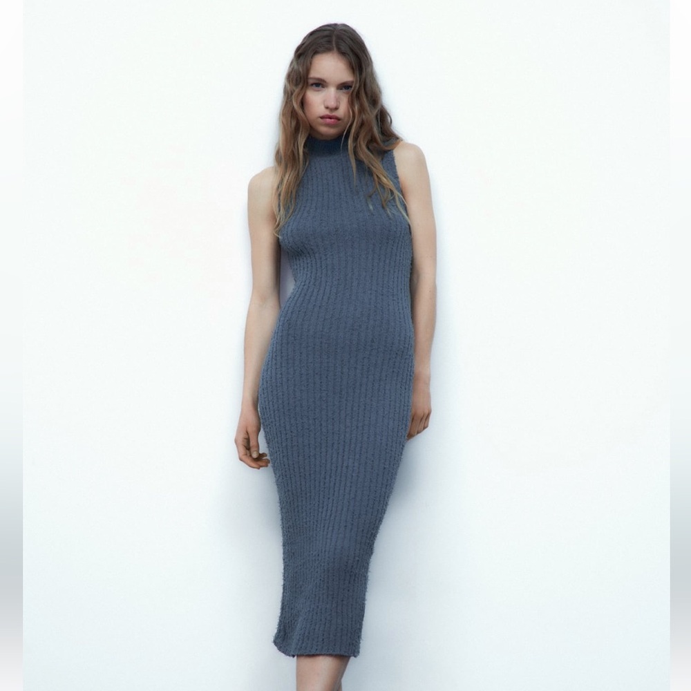 Zara chenille dress